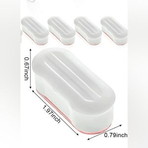 Adhesive Bidet Toilet Seat Bumper Attachment(4pcs)